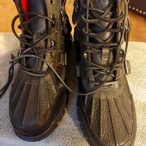 Men's Black Polo Boots